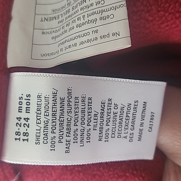 Fleece-lined puff vest 18-24M - Picture 5 of 5